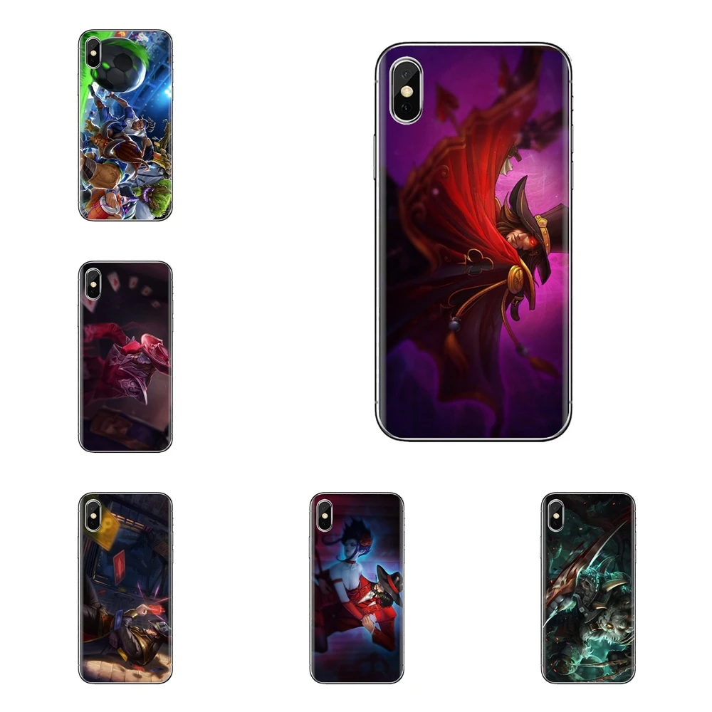 Для htc один U11 U12 X9 M7 M8 A9 M9 M10 E9 Plus Desire 630 530 626 628 816 820 830 Rengar с надписью &quotTwisted Fate&quot