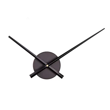 

DIY Large Cross-stitch Clock Hands Needles Wall Clocks 3D Home Art Decor Quartz Clock Mechanism Accessories(Black,without Batter