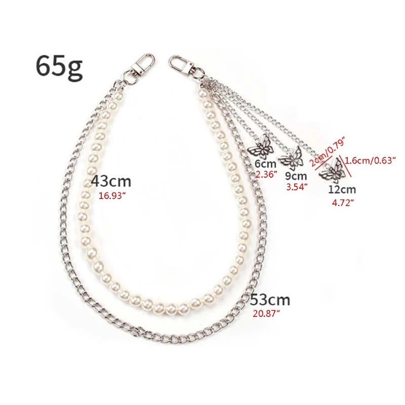 Butterfly Dice Shape Pendant Pant Chain Women Multi Layer Street Trousers  Key Chain Hip-hop Waist Chains Belt for Jeans - AliExpress