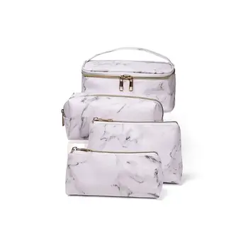 

Multifunctional Marble Cosmetic Bag Makeup Pouch Toiletry Travel Case Organizer