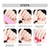 MIZHSE 10ML Top Coat UV Gel Nail Polish Permanent LED Gel Nail Art Soak off Hybrid Varnishes 5
