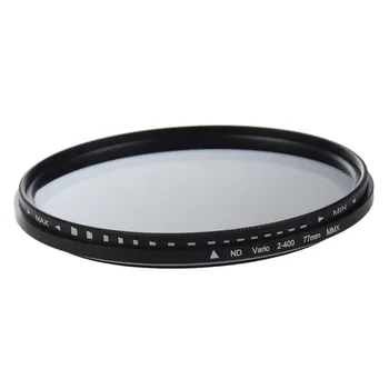 

77mm Adjustable Neutral Density ND Fader Filter ND2 to ND400