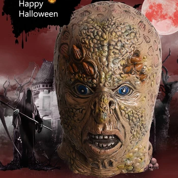 

Spooky Creepy Mask Halloween Decoration Scary Realistic Masks Decoracion De Halloween Cosplay Party Supply Latex Terror Mask