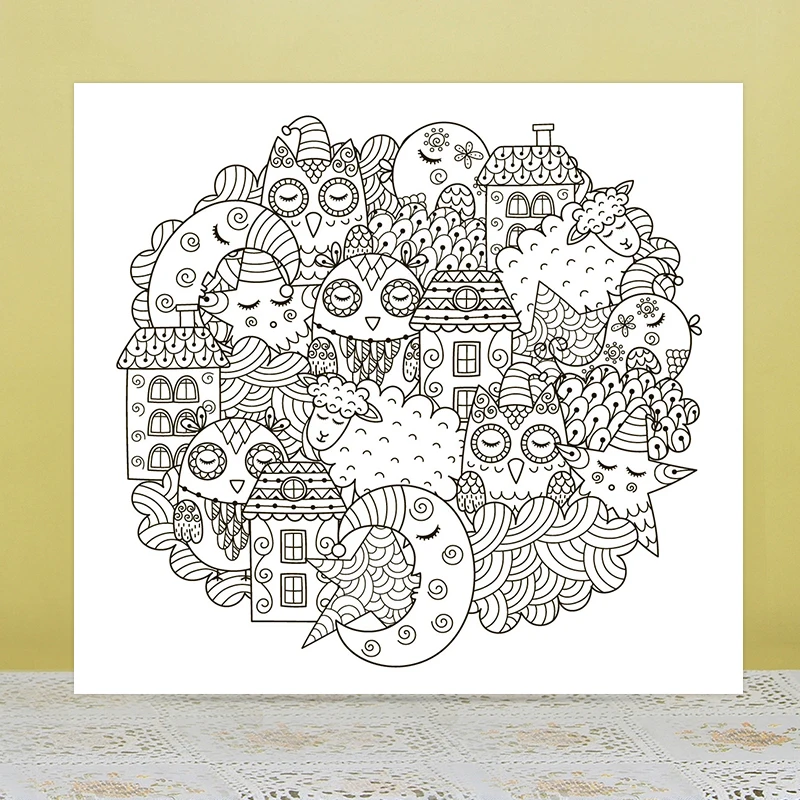 

ZhuoAng cute child Transparent seal / sealed DIY scrapbook / album decoration card / seamless seal