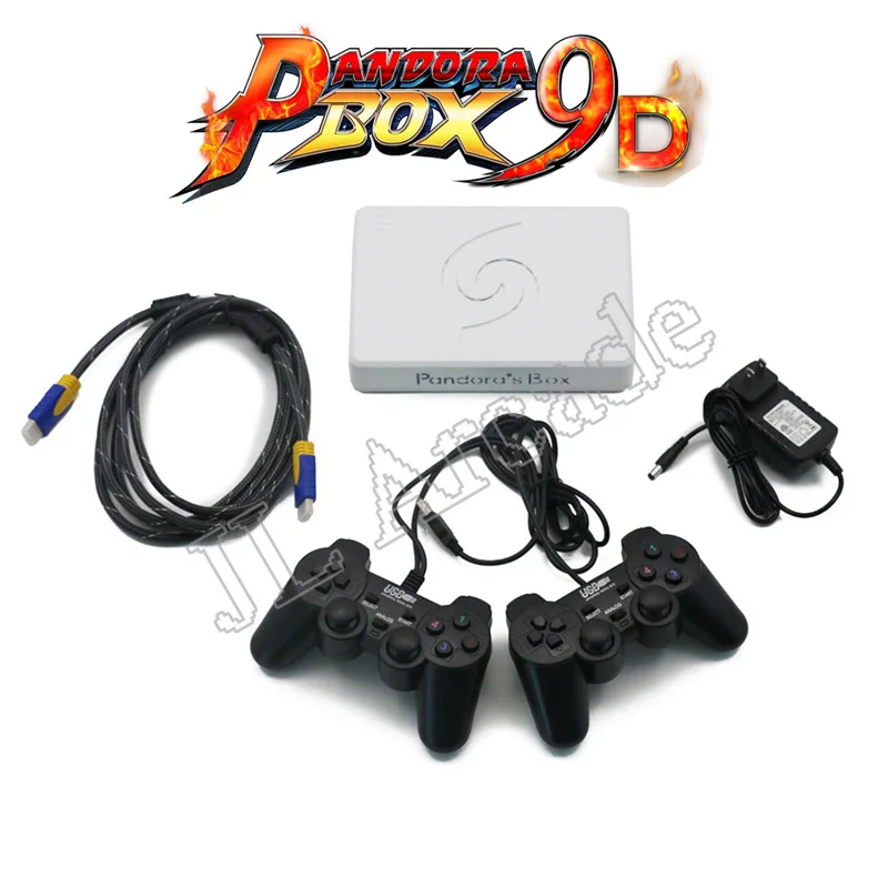 Pandora's Box 9D 2500 аркадная игровая консоль для ТВ ПК PS3 монитор Поддержка HDMI VGA USB с паузой Pandora видео аркадная машина - Цвет: US wired