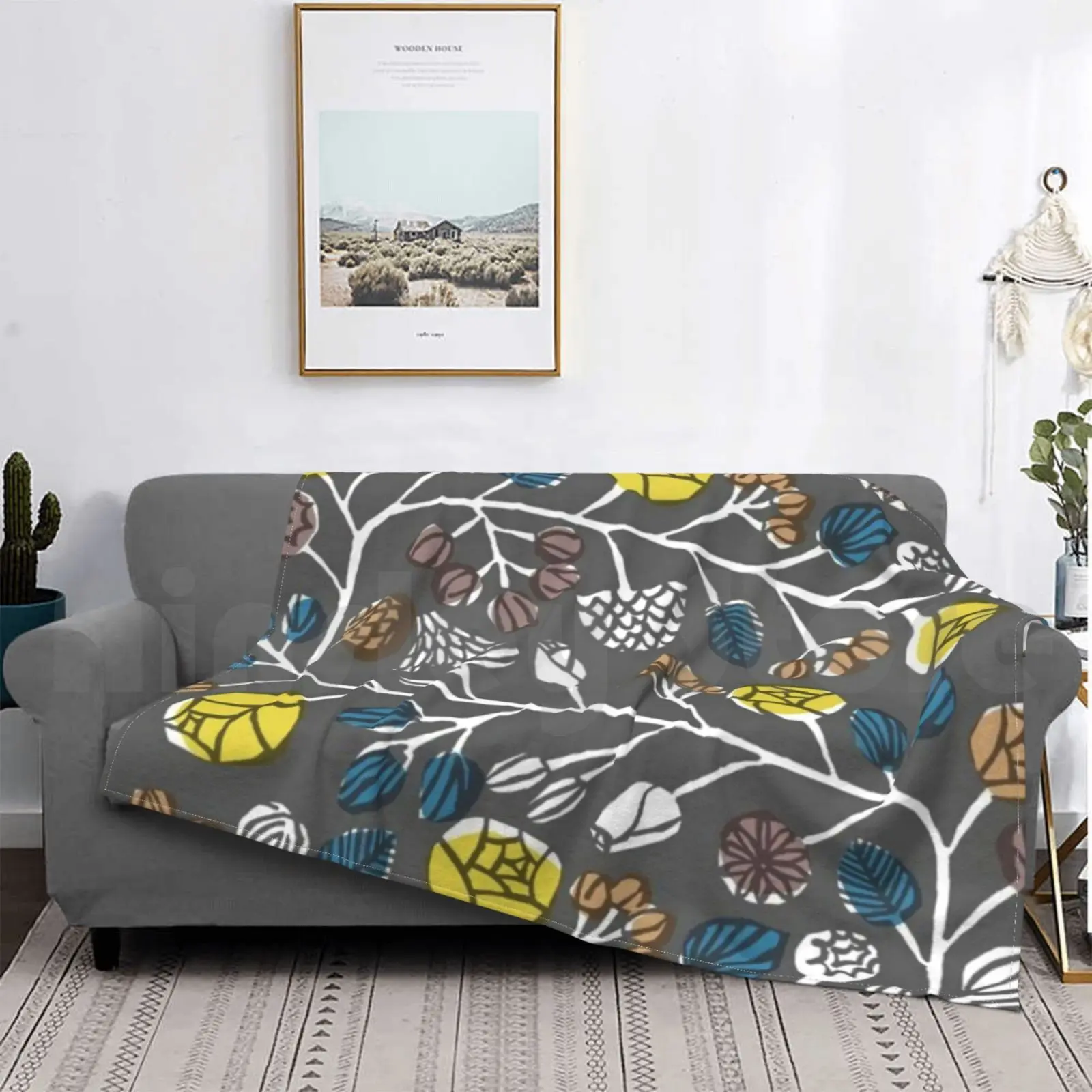 Scandinave Design Coperta Moda Personalizzata Lokki Bianco Scandinavo Scandi Svezia Svedese Norvegia