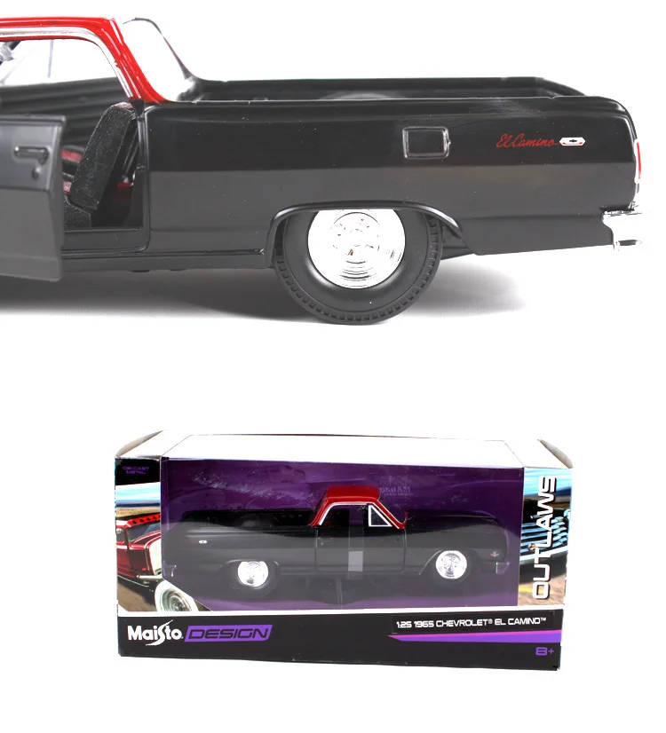 Maisto 1:24 1965 Chevrolet EL CAMINO имитация сплава Модель автомобиля ремесла украшение Коллекция игрушек инструменты подарок