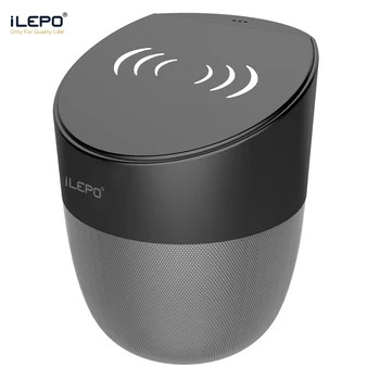 

iLEPO 3 in 1 Bluetooth Speaker+Wireless Charger+ Phone Holder 2200mAh Lithium-ion Battery Phone Control