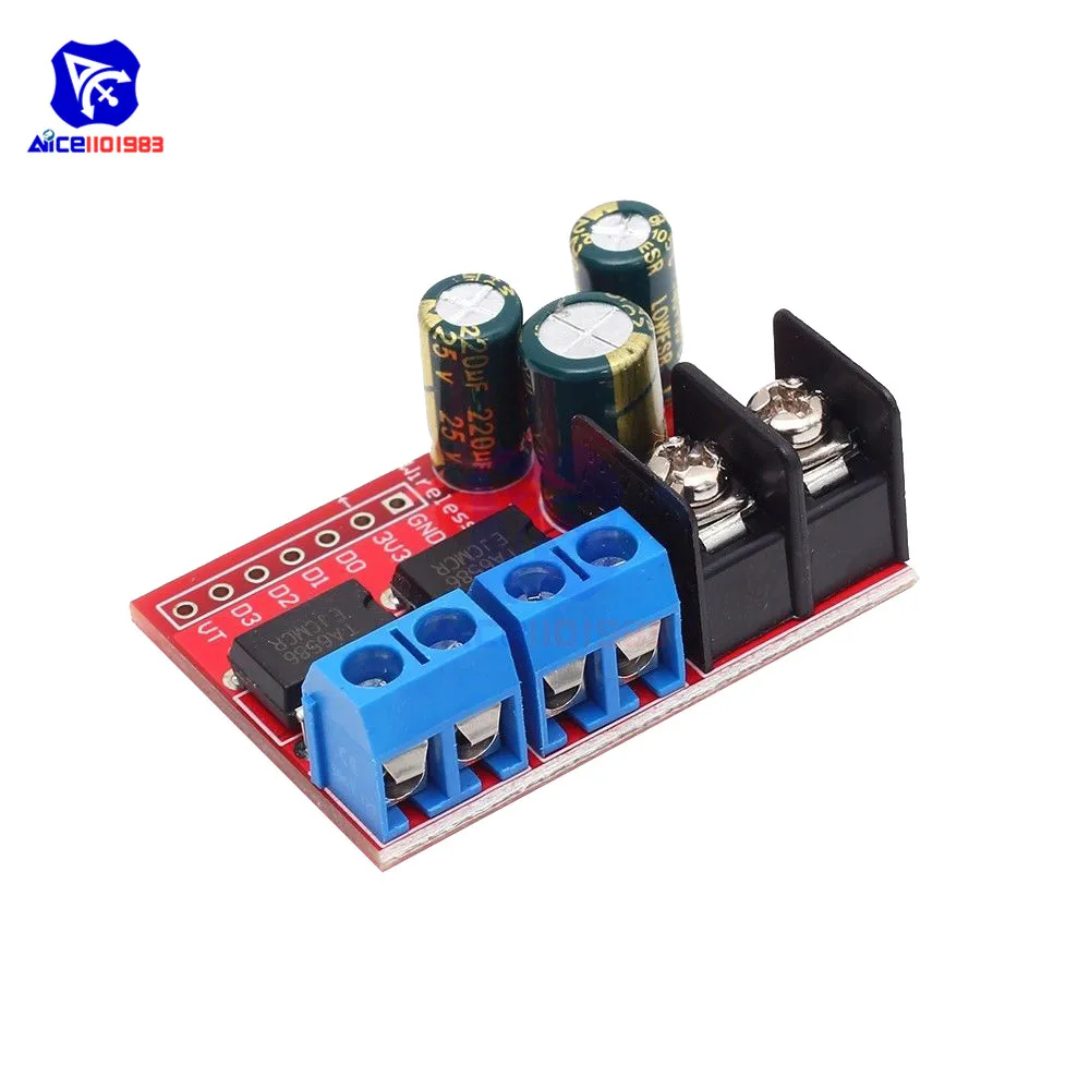 

5A Dual Motor Drive Module Reverse PWM Speed Regulation Double-H-Bridge