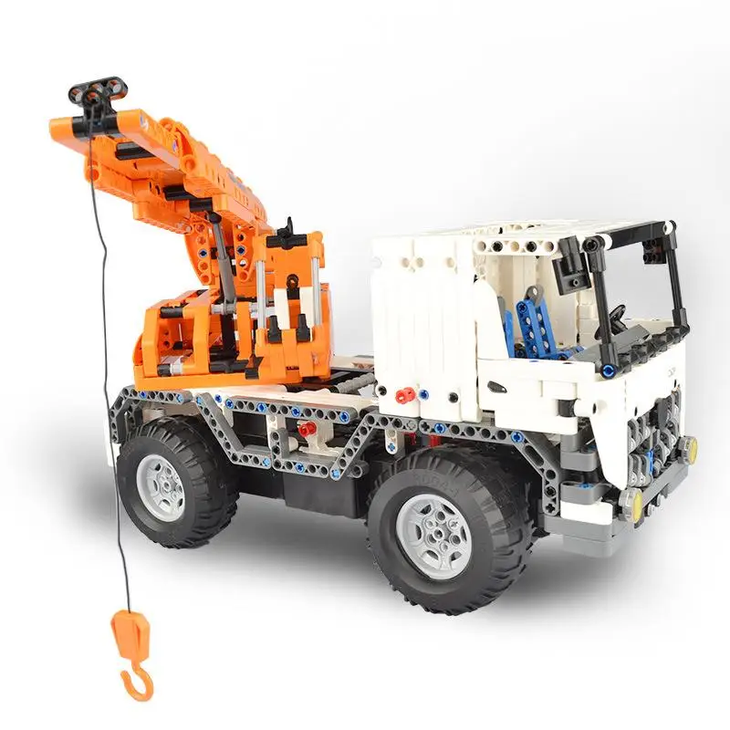 838 шт. 2,4 ГГц технические грузовые автомобили гоночный автомобиль строительные блоки совместимый технический кирпич CADA игрушки для детей рождественские подарки