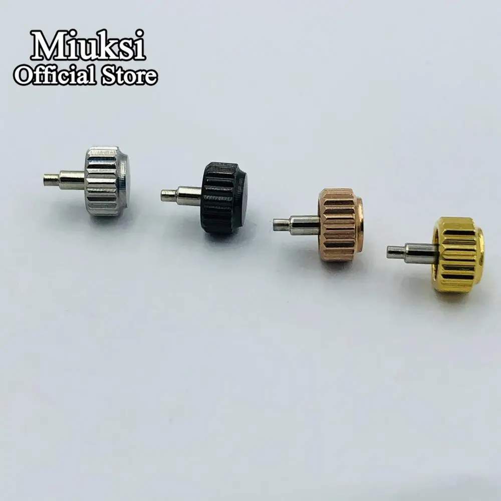 Miuksi watch crown stainless steel crown fit Miuksi 40mm case NH35 NH36 ETA 2836 Miyota 8205 8215 821A DG2813 3804 movement