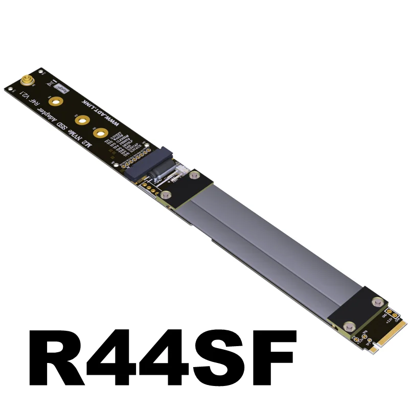 Richer-R M.2 NVMe SSDソリッドステートドライブ延長ケーブル 20cm M.2 NVMeスロット延長可能 PCI-E 3. Richer-R M.2 NVMe SSDソリッドステートドライブ延長ケーブル 20cm M.2