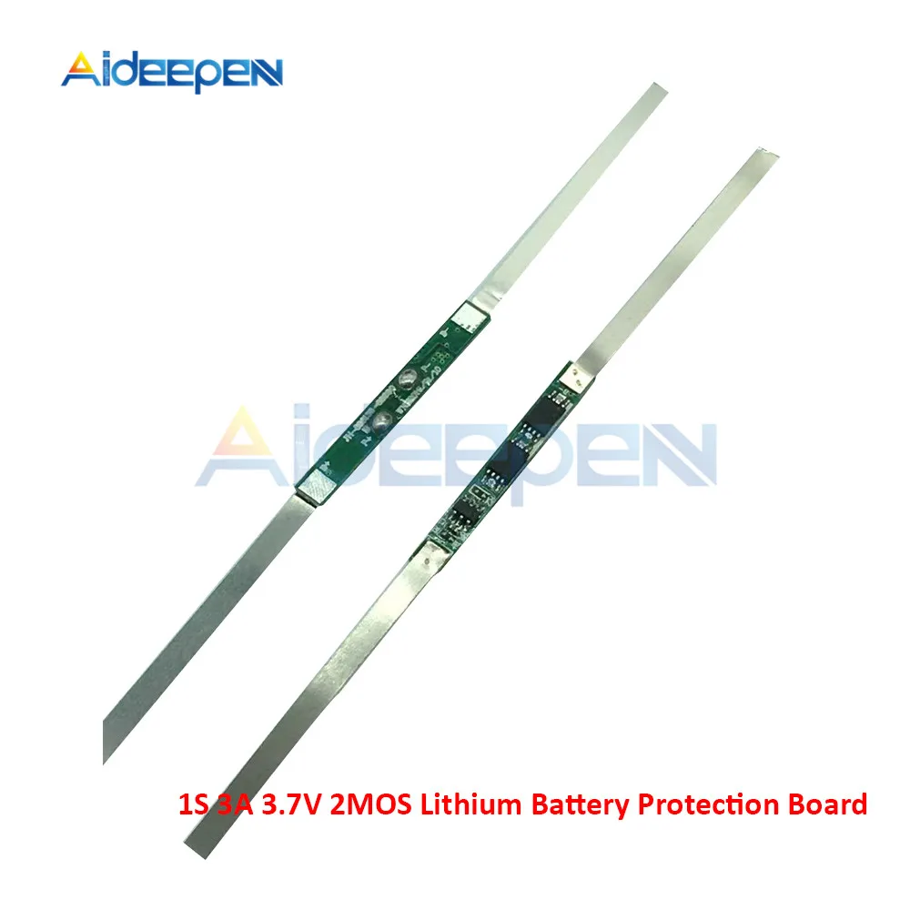 1S 3A 3.7V 2MOS 5 шт. 1S 3,7 V 2A/3A/4.5A/6A/7.5A/9A BMS 18650 литий-ионная литиевая Батарея защита зарядных устройств доска 1/2/3/4/5/6 Mos Мощность банк сотовый телефон - Color: 1S 3A 3.7V 2MOS
