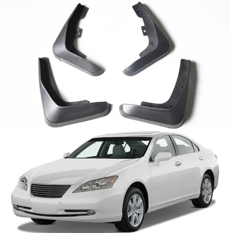 Car Splash Guards Mud Guards Mud Flaps FOR 2006 2011 Lexus ES240 ES350 Fender 4pcs/setMudguards