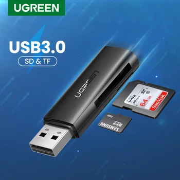 Ugreen Card Reader USB 3.0 2.0 to SD Micro SD TF Memory Card Adapter for Laptop Accessories Multi Smart Cardreader Card Reader