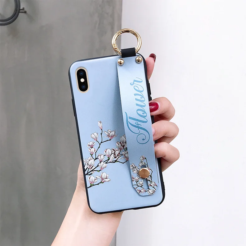 Чехол с ремешком для huawei Nova 5 mate 30 20X20 Enjoy 9 Honor 20 20i 10 9Lite Pro 7C 8X 9i Play V20 V10