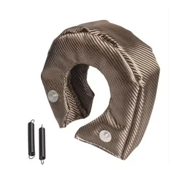 

W/ Fasteners Titanium Turbo Blanket Accessories Glass fiber Fiber Turbo Blanket Barrier Turbocharger Cover