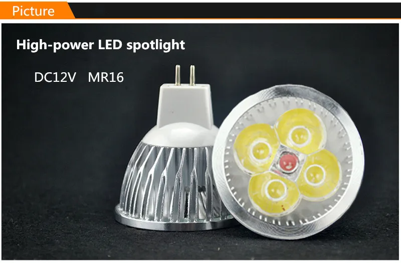 Description Picture 5 of itemEpistar 15W 12W 9W high brightness GU10 GU5.3 E27 E14 MR16 led lamp led spotlight ceiling 220V led bulb light warm/cool white