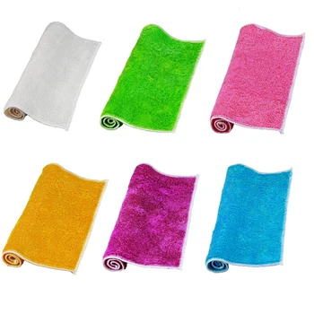 

10 Pack Washcloth Kitchen Car Washing Towel Set Microfiber Water Absorbent Car Cleaning Cloth Kits 18*16cm/23*18cm