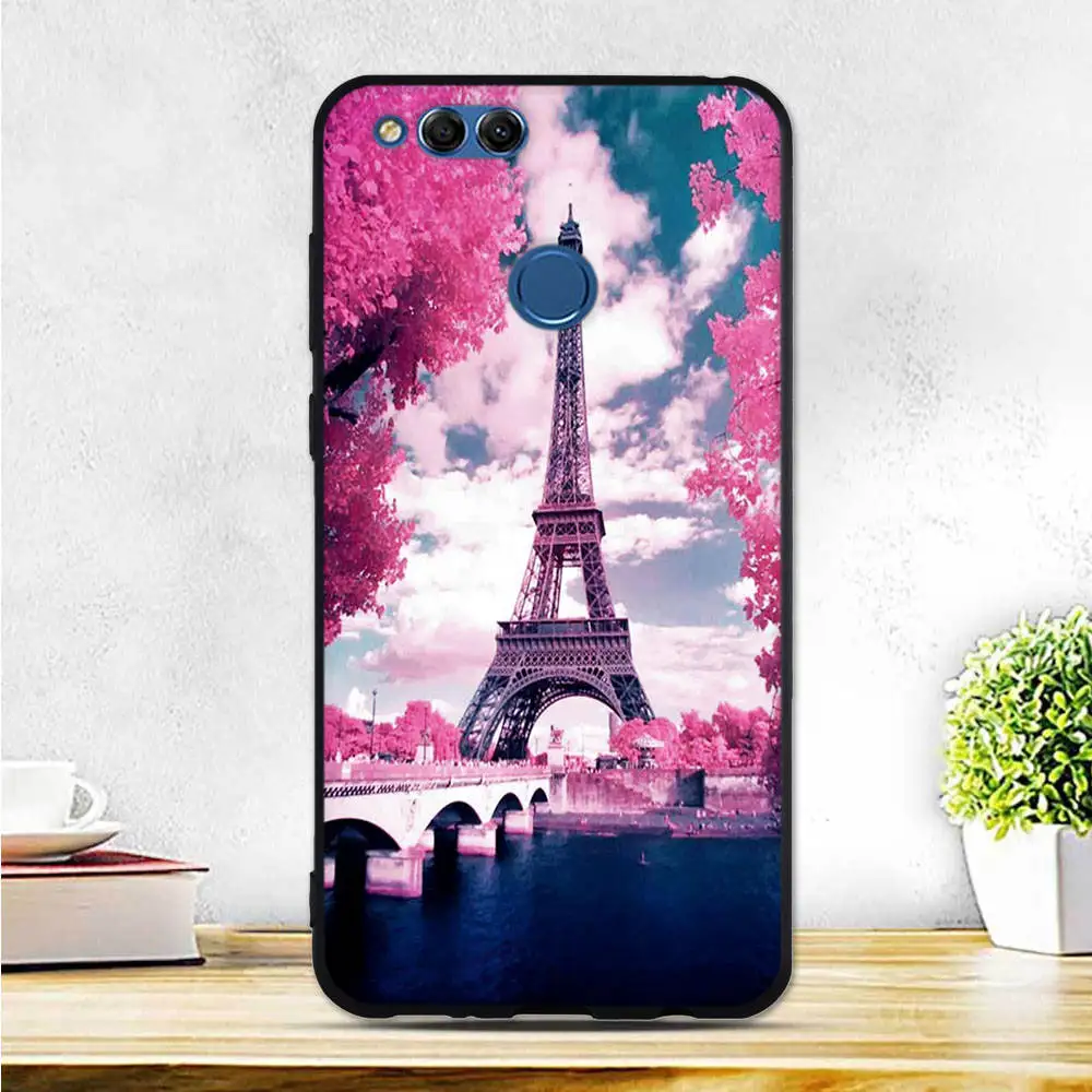 Чехол для huawei Honor 7X, мягкий силиконовый чехол для телефона huawei Honor 7X7 X, тонкий ТПУ чехол-накладка для BND-TL10 AL10