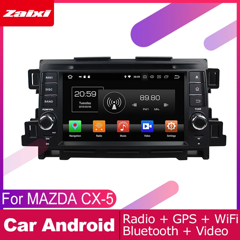ZaiXi android автомобильный dvd gps мультимедийный плеер для MAZDA CX-5 2011~ 2012 автомобильный dvd Навигатор Радио Видео Аудио плеер Navi карта