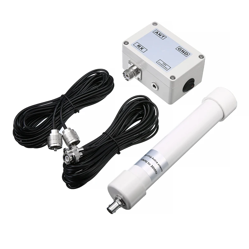 Мини-приемник сигнала Whip SDR с активной антенной VLF HF VHF кабелем подключения 10 кГц-30