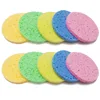 5/10pcs 7cm Face Round Makeup Remover Tool Natural Wood Pulp Sponge Cellulose Compress Cosmetic Puff Facial Washing Sponge 2