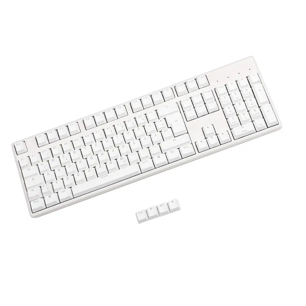 Ymdk-iso Double Shot Pbt Brilhar Através do Oem Perfil Keycap Grupo 105 Perfil Alemão Adequado para Cherry mx Switches Teclado Mecânico - Imagem 2