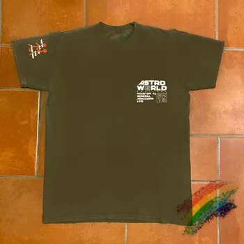 

Travis Scott Cactus jack Official Souvenir T shirt Men Women 1:1 High Quality T-shirt Astroworld Top Tees