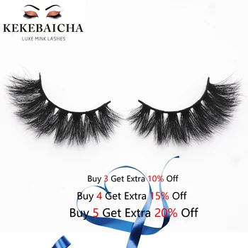 

KEKEBAICHA eyelashes 3d mink eyelashes crisscross strands cruelty-free full volume mink lashes soft dramatic eye lashes makeup