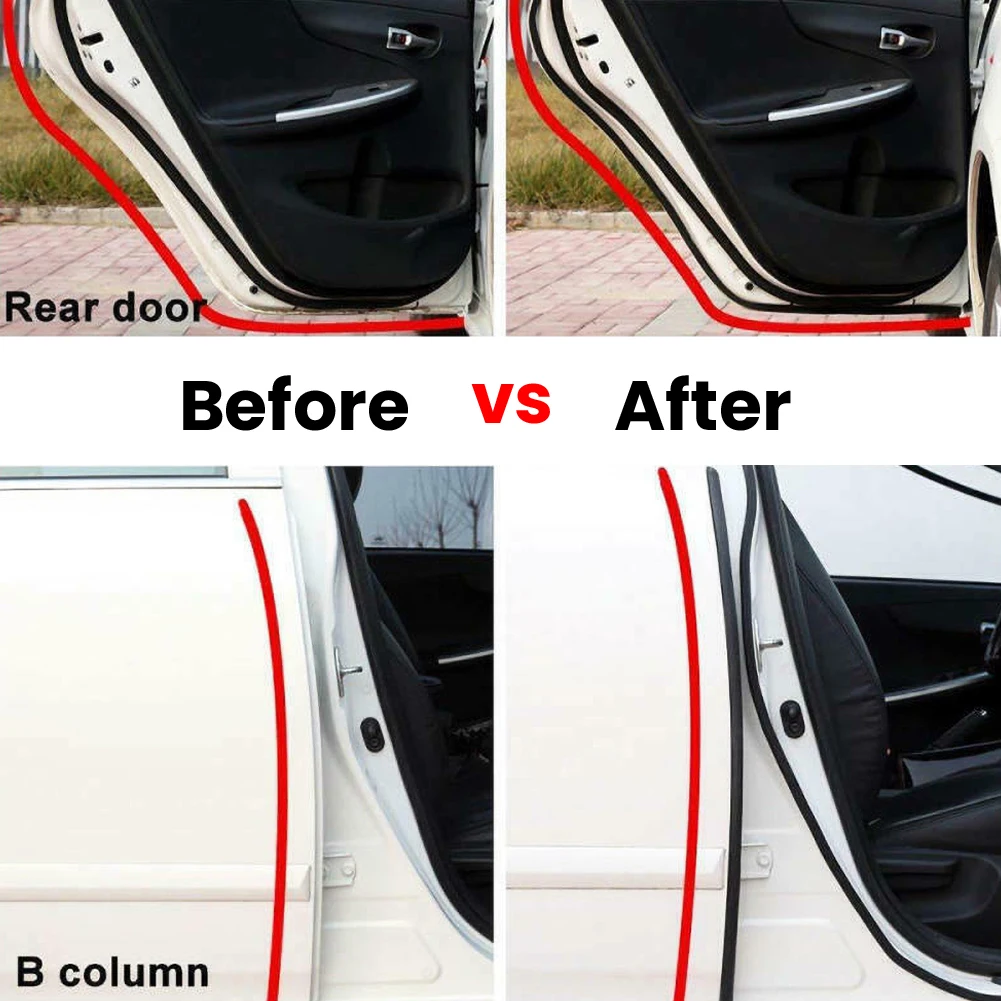 Автомобильная резиновая уплотнительная лента самоклеящаяся полоска B-образной