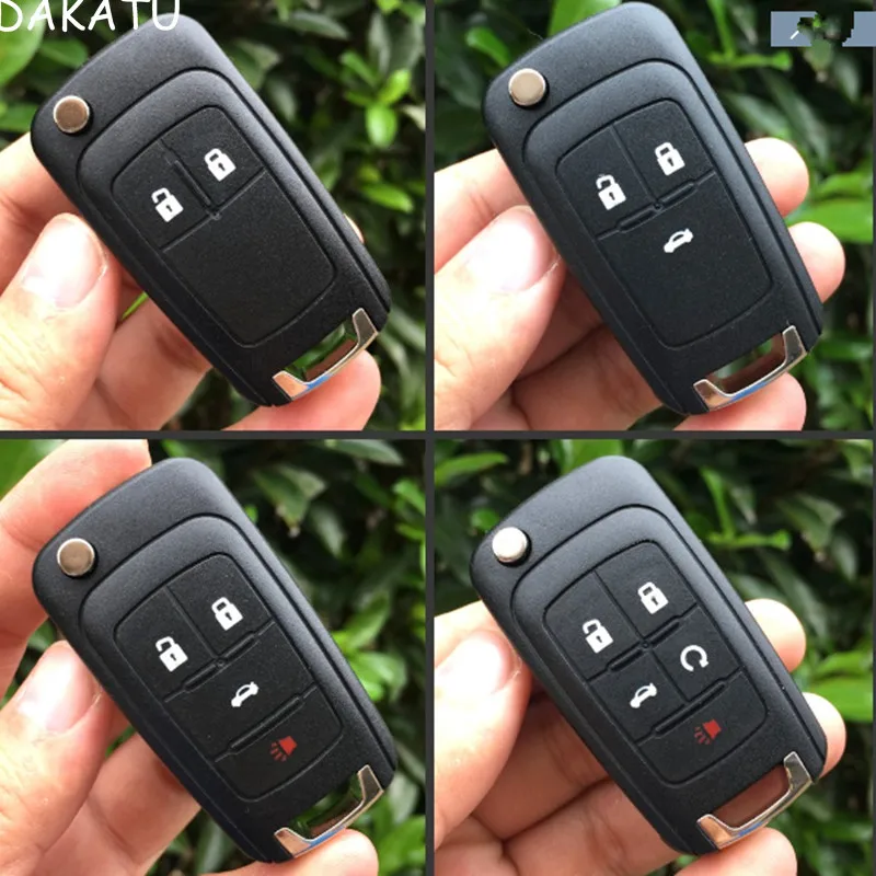 DAKATU Replacement Car Key shell case for Chevrolet Cruze Malibu Aveo Flip Folding Remote 2/3/3+1/4+1 | Автомобили и мотоциклы