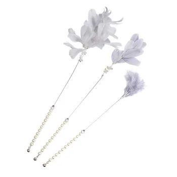 

Cat Fairy Teasing Stick Toys Pet Supplies For Cats Interactive Stick Cat Toy Cats Stick Feather With Bell Toys Cat Supplies