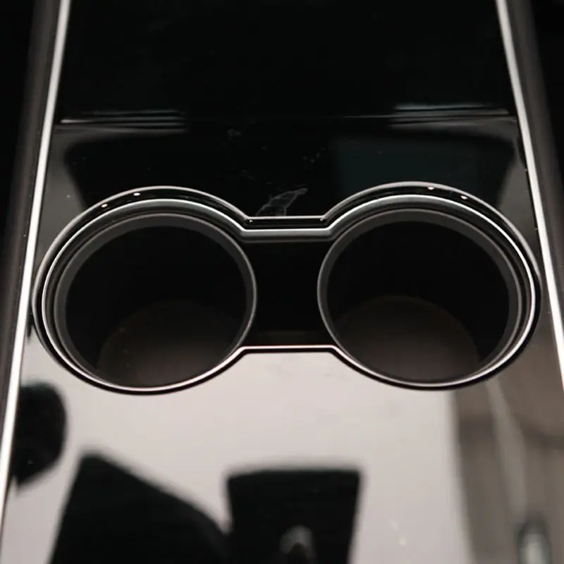 Expander Black Water Cup Organizer Holder Adapter For Tesla Model 3 Accessories