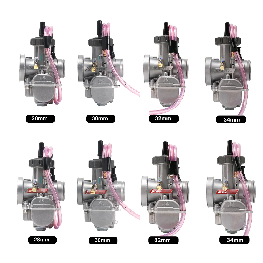 ZS Racing Keihin 28 мм 30 мм 32 мм 34 мм мотоцикл карбюратор для 125-250cc 2T 4T Moto ATV UTV велосипед ямы Байк с силовой струей