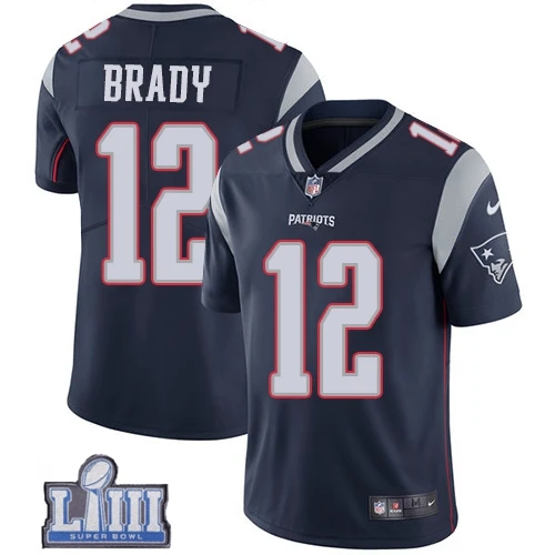 MEN Мужская футболка New England Rob Gronkowski Patriots Super Bowl LIII Bound Navy - Цвет: MEN