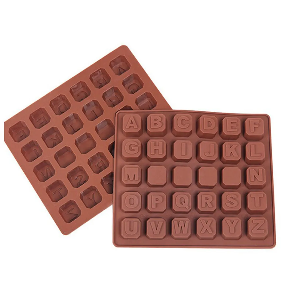 

Cake Molds DIY 26 Letter Silicone Chocolate Spaces Ice Cube Mold Cake Mold Bbaking Mold Cake mold cylindrical Dessert 19AUG22