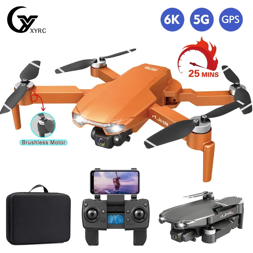 XYRC HJ800 GPS Drone 4K Professional 6K HD Dual Camera Aerial Photography 5G WiFi FPV Brushless RC Quadcopter Foldable Dron