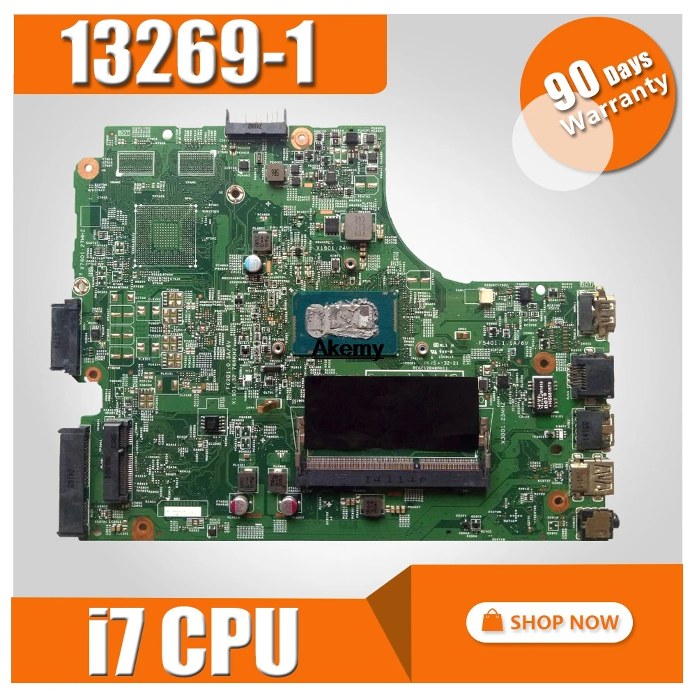 13269-1 для dell 3542 dell 3442 dell 3543 5749 3443 материнская плата 13269-1 ПРБ FX3MC REV A00 материнская плата I7 работы ГМ