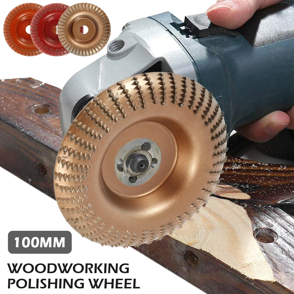 Wood Sanding Disc Wood Carving Grinding Wheel Angle Grinder Shaping