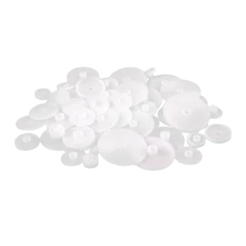 

58 styles Plastic Gears Cog Wheels All The Module 0.5 Robot Parts DIY Necessary