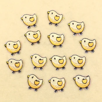 

10PCS Cute Chick Embroidery Applique Iron on Patch Heat Transfers for Clothes Stickers DIY Kids Shirt Jackets Patches Wholesale