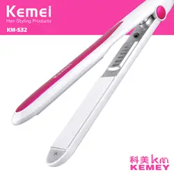 Kemei Выпрямитель для волос Утюг выпрямитель cabelo Профессиональный ионический плоский утюжок щипцы для завивки Инструменты для укладки