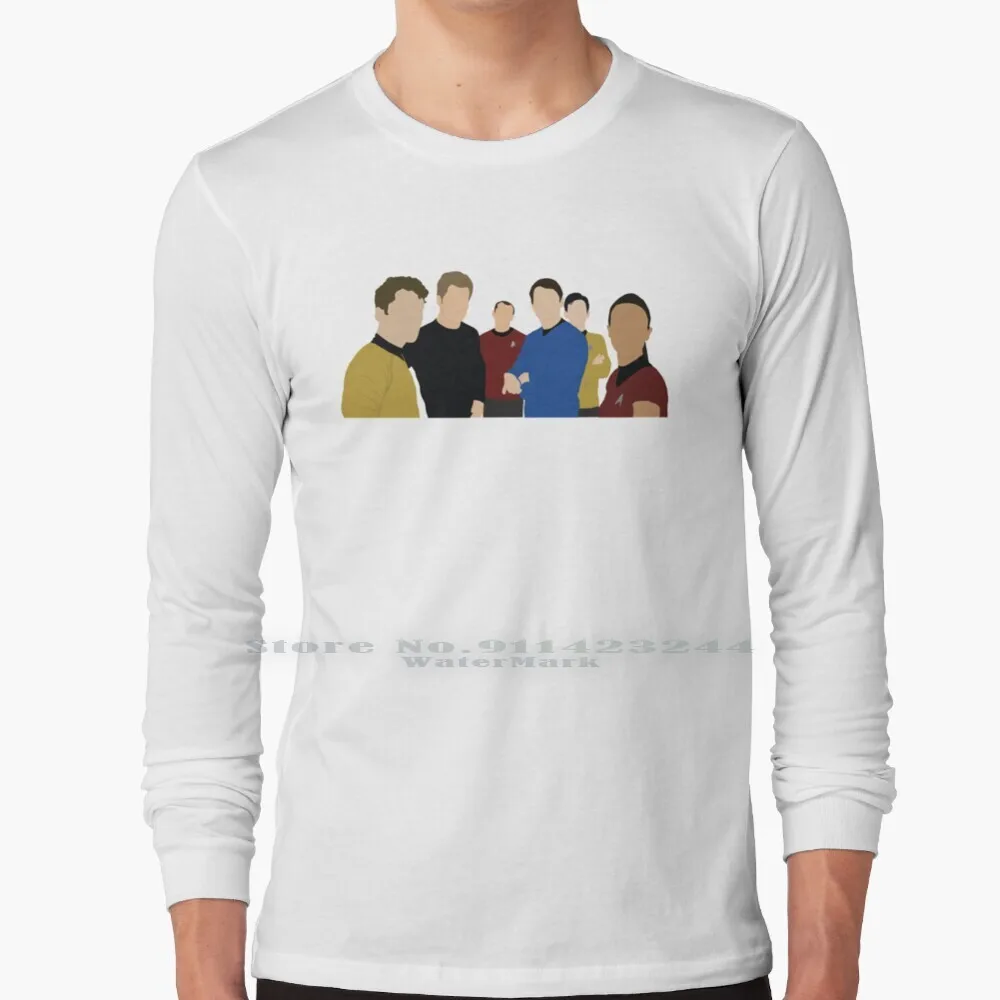 The Main Crew T-Shirt A Maniche Lunghe Tee Space Chris Pino Urban Paupegg John Cho Zoe Saldana Ыyelchin