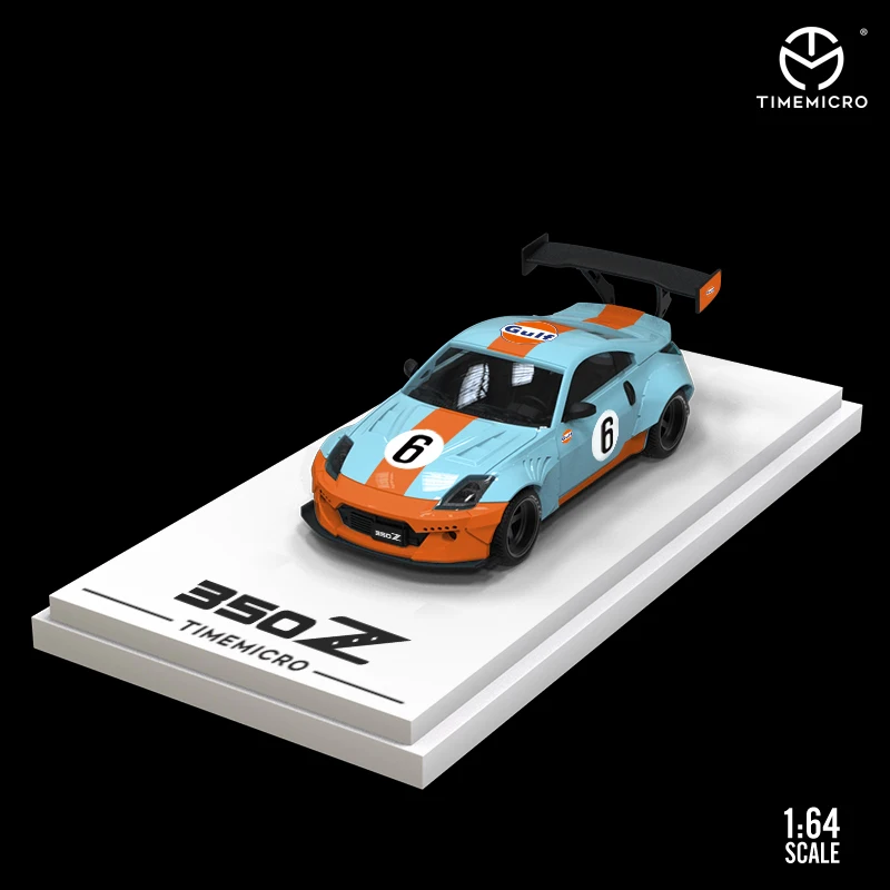Коллекционные модели автомобилей TimeMicro TM 1:64 Nissan 350Z Martini и Голубой залив