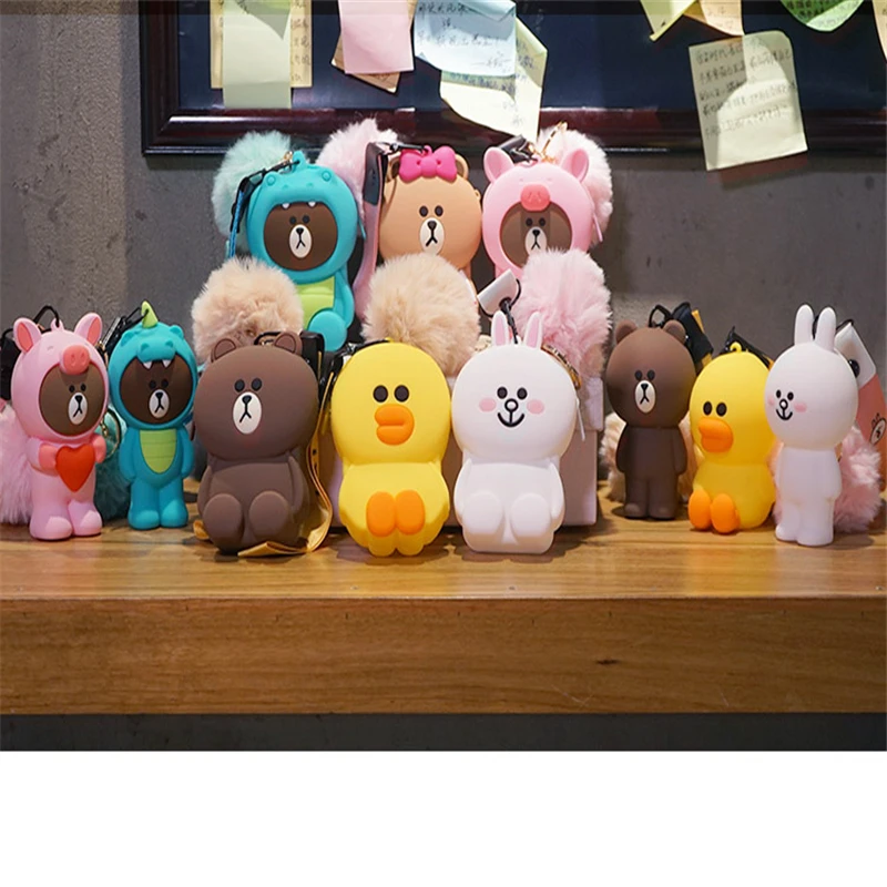 

Silicone Credit Card Holder Card Case Student Cute Cartoon ID Cards Women Wallet Passport Business Card Holder Book Protector