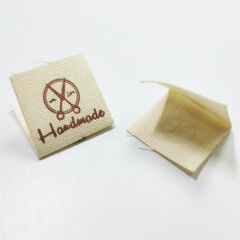 100Pcs Handmade Animals with Love Scissors Cloth Garment Labels Hand Made Label Tags For Clothes Print DIY Clothing Sewing Craft clothing labels,garment labels,sewing labels