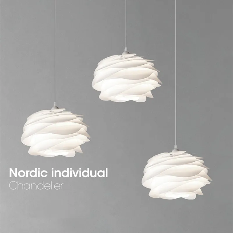 Modern Danish Pendant Lights LED White hanglamp Lighting Living Room Bedroom Dinning Loft Lamp Home Decoration | Лампы и освещение