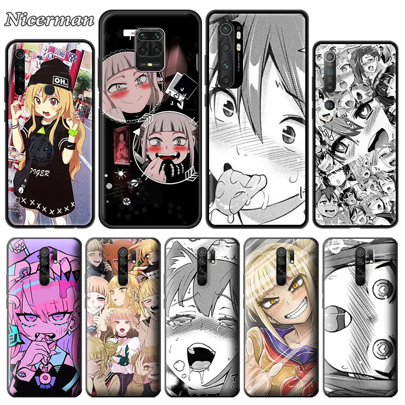 Soft Case For Xiaomi Redmi Note 9 9S 8 8T 7 9A Mi 9T CC9 10 Lite Poco X3 NFC Black Tampa Phone Cover Hentai Harajuku Anime Girl | Мобильные