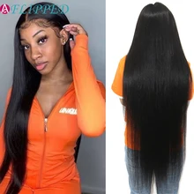 

13x4 Transparent Lace Front Human Hair Wigs Pre Plucked Straight Lace Frontal Wig With Baby Hair Malaysian 150% Remy Hair Wigs